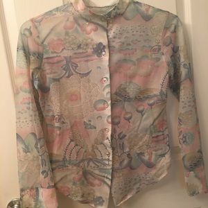 Vintage sheer blouse